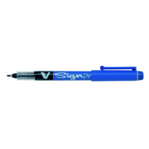 Pennarello V Signpen punta feltro – punta 2 mm – blu – Pilot