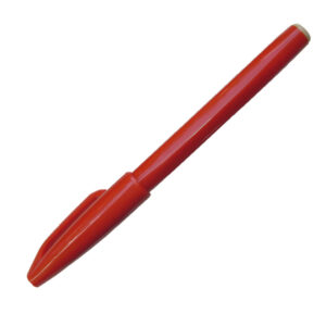 Pennarello Sign Pen S520 punta feltro – punta 2 mm – rosso – Pentel