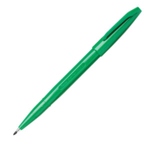 Pennarello Sign Pen S520  punta feltro – punta 2,00mm – verde – Pentel