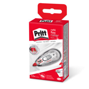 Correttore a nastro – roller – ricaricabile – 4,2 mm x 12 mt – Pritt