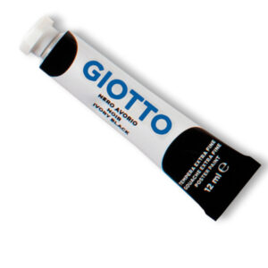 Tempera Tubo 4 – 12ml – nero – Giotto