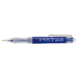Penna a sfera a scatto Tratto 3 – punta 1,0mm – tratto 0,5mm – blu  – Tratto