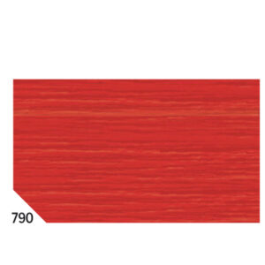 Carta crespa – 50 x 250 cm – 48 gr/m2 – rosso ciliegia 790 – Rex Sadoch – conf.10 rotoli