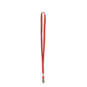 Cordoncino per portabadge – rosso – 49 x 1 cm – Lebez – conf. 100 pezzi