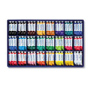 Vetrine assortimento – 12ml – colori assortiti – Giotto – 144 tubetti assortiti