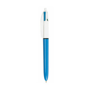 Penna a sfera a scatto  multifunzione  4 Colours Classic  – punta 1,0mm – nero, blu, rosso, verde – Bic –  conf. 12 pezzi