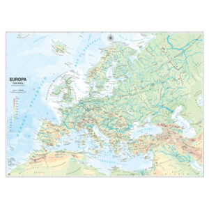 Carta geografica Europa – scolastica – murale – Belletti