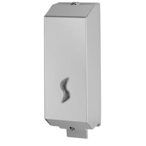 Dispenser per sapone liquido – 10x11x32 cm – capacitA’ 1,2 L – acciaio inox – Medial International