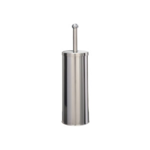 Portascopino Basic Metal – da terra – diametro 9,8 cm – altezza 38 cm – acciaio inox – Medial International