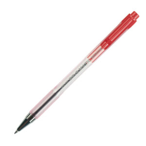 Penna a sfera a scatto BP S Matic – punta media 1,0mm – rosso  – Pilot