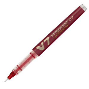 Roller Hi Tecpoint V7 ricaricabile Begreen con cappuccio  – punta 0,70mm – rosso – Pilot