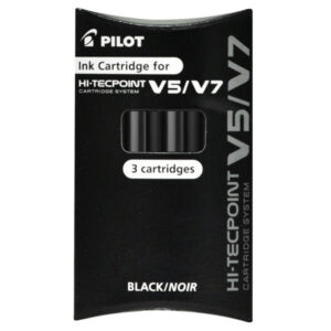 Refill Hi Tecpoint V5/V7 ricaricabile begreen – nero – Pilot – conf. 3 pezzi