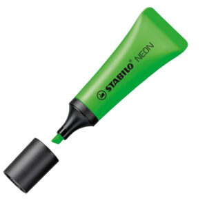 Evidenziatore stabilo Neon – punta a scalpello – tratto da 2,0-5,0mm – colore verde – Stabilo