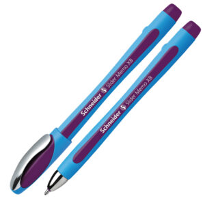 Penna a sfera Slider Memo  – punta XB – viola – Schneider