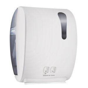 Dispenser elettronico asciugamani Kompatto Advan 875 – 32×22,4×40,5 cm – bianco – Mar Plast