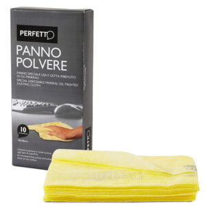 Panno Pulipolvere – con oli minerali – 45×30 cm – giallo – Perfetto – conf. 10 pezzi