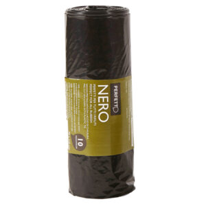 Sacchi per rifiuti Classic – 70×110 cm – 110 L – 20 micron – nero – Perfetto – rotolo da 10 sacchetti