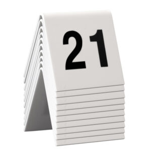 Numeri per tavoli – set da 21 a 30 – Securit