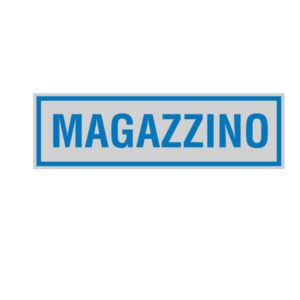 Targhetta adesiva – MAGAZZINO – 165×50 mm – Cartelli Segnalatori