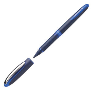 Roller One Business con cappuccio  – tratto ultra smooth 0,6mm – blu – Schneider