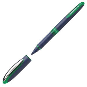 Roller One Business con cappuccio  – tratto ultra smooth 0,6mm – verde – Schneider