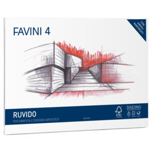 Album Favini 4 – 33x48cm – 220gr – 20 fogli – ruvido – Favini