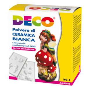 Polvere di ceramica bianca – 1 kg – Deco