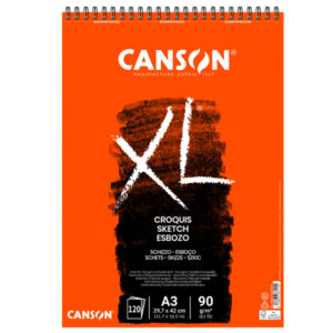 Album XL Croquis – A3 – 90 gr – 120 fogli – Canson
