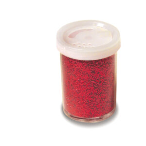 Glitter flacone grana fine – 25ml – rosso – Deco