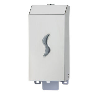 Dispenser per sapone liquido – 9,5×10,5×22,5 cm – capacitA’ 0,5 L – acciaio inox – Medial International