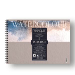 Blocco Watercolour Torchon – 21×29,7cm – 12 fogli – 300gr – spiralato – Fabriano