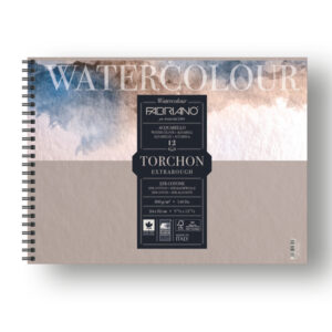 Blocco Watercolour Torchon – 24x32cm – 12 fogli – 300gr – spiralato – Fabriano