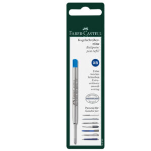 Refill XB – punta 0,7mm fusto blu – per penna Polyball – Faber Castell