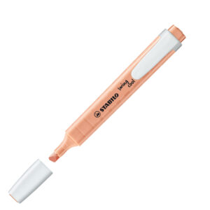 Evidenziatore Swing Cool pastel – punta a scalpello – tratto 1 – 4 mm – rosa pesca 126 – Stabilo