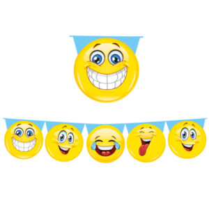 Festone sagomato – emoticons – 6mt – Big Party