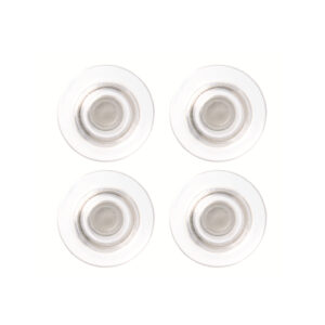 Magneti extraforti – trasparente –  diametro 32 mm – Nobo – blister 4 pezzi