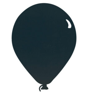 Lavagna da parete Silhouette – 39,6×29 cm – forma palloncino – nero – Securit