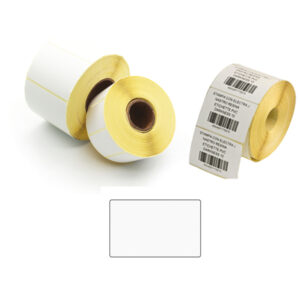 Etichette per trasferimento termico – film OPP – 58×38 mm – 1 pista – Printex – rotolo da 1000 pezzi