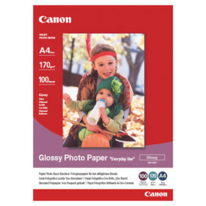 Canon – Carta lucida fotografica GP-501 – A4 – 100 Fogli – 0775B001