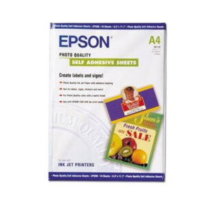Epson – Self-Adhesive Photo Paper – A4 – 10 Fogli – C13S041106