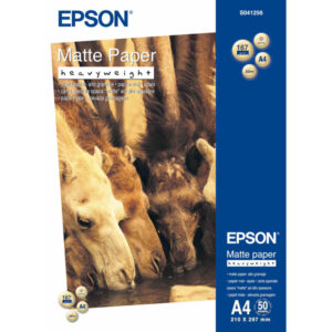 Epson – Matte Paper Heavy Weight – A4 – 50 Fogli – C13S041256