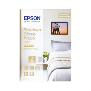 Epson – Premium Glossy Photo Paper – A4 – 15 Fogli – C13S042155