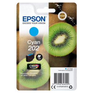 Epson – Cartuccia ink – 202 – Ciano – C13T02F24010 – 4,1ml