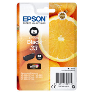 Epson – Cartuccia ink – 33 – Nero Photo – C13T33414012 – 4,5ml
