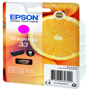 Epson – Cartuccia ink – 33 – Magenta – C13T33434012 – 6,4ml