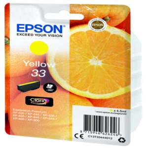 Epson – Cartuccia ink – 33 – Giallo – C13T33444012 – 6,4ml