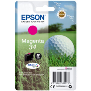 Epson – Cartuccia ink – 34 – Magenta – C13T34634010 – 4,2ml