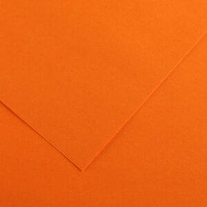 Foglio Colorline – 70×100 cm – 220 gr – arancione – Canson
