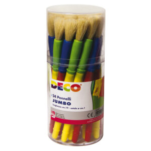 Pennellotti Jumbo – Deco – barattolo 24 pezzi