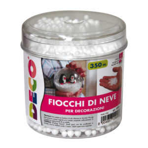 Palline di neve in polistirolo – Deco – barattolo 350 ml